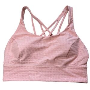 Lululemon Free to Be Serene Longline Bra Light Support for C/D Cup Pink Rare